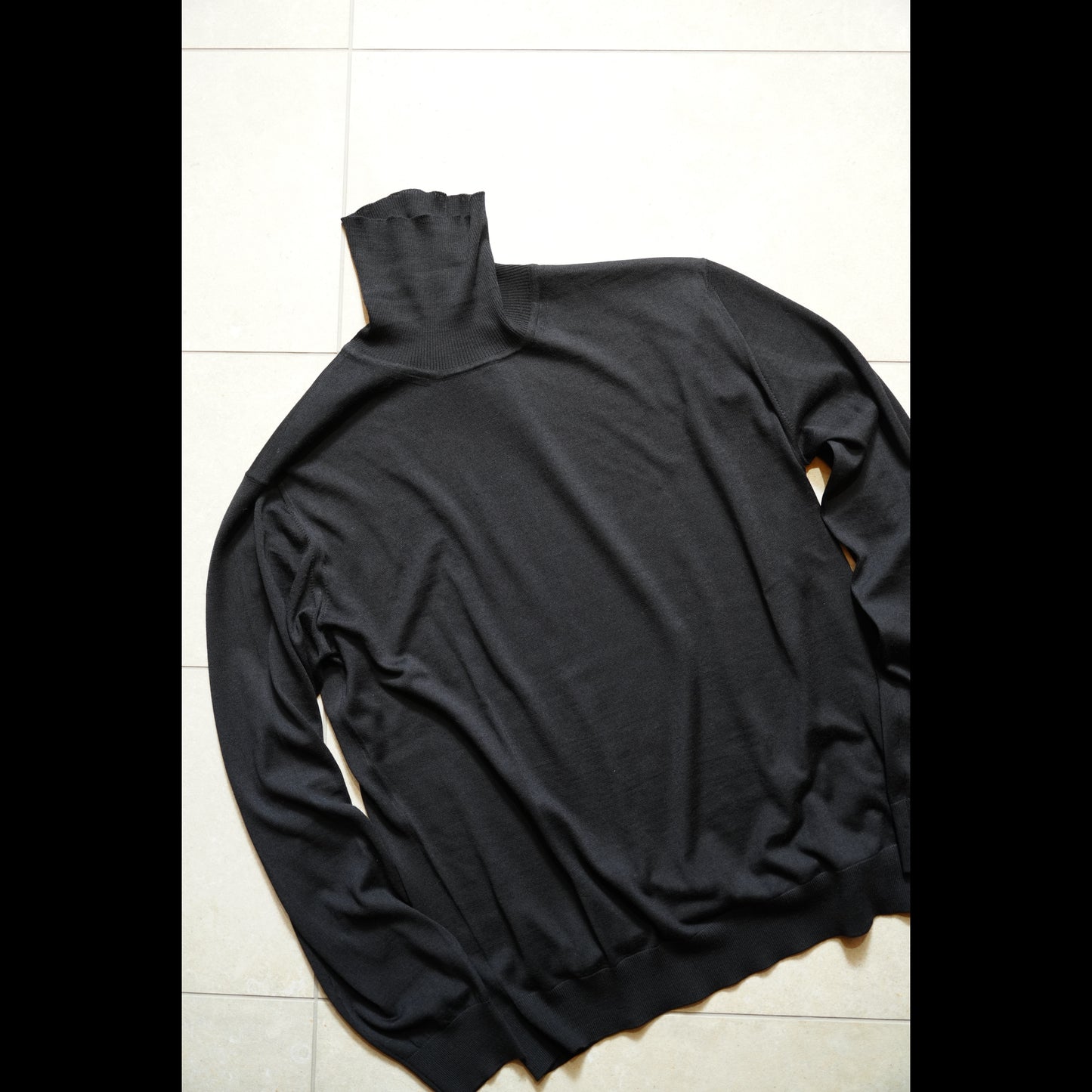 長袖 タートルネック ニット