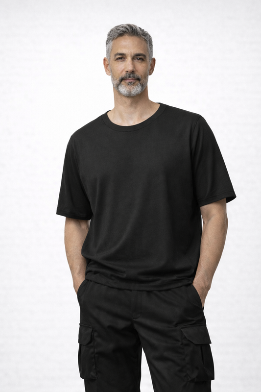 半袖 コットン クルーネック Tシャツ