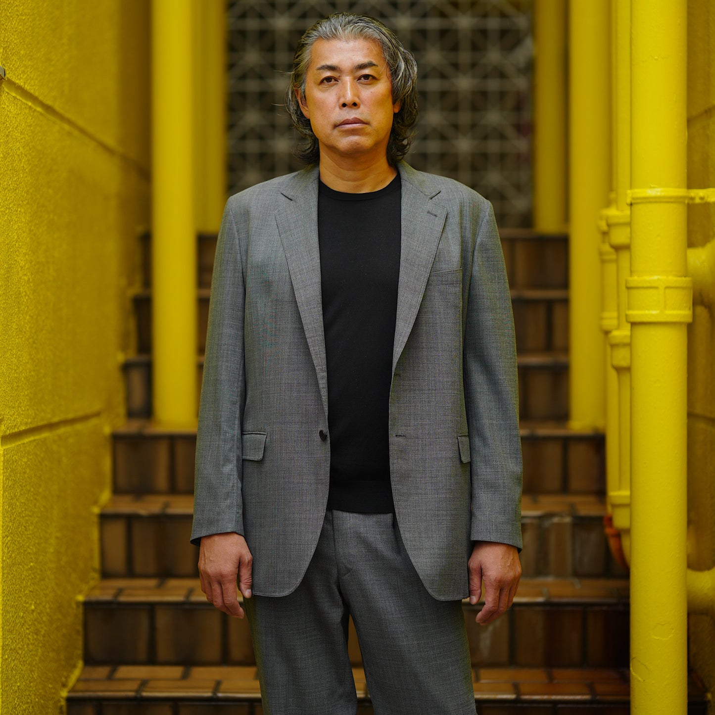 長袖 クルーネック ニット