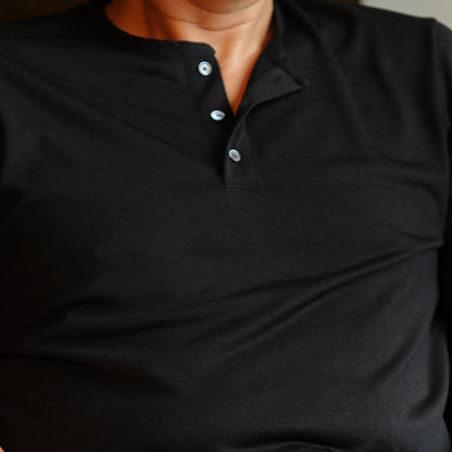 長袖 ヘンリーネック Tシャツ 【受注生産】【メンバー限定】