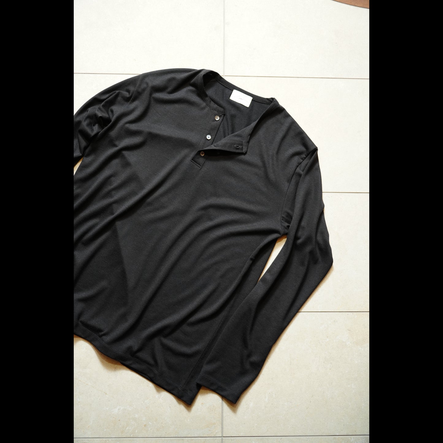 長袖 ヘンリーネック Tシャツ 【受注生産】【メンバー限定】